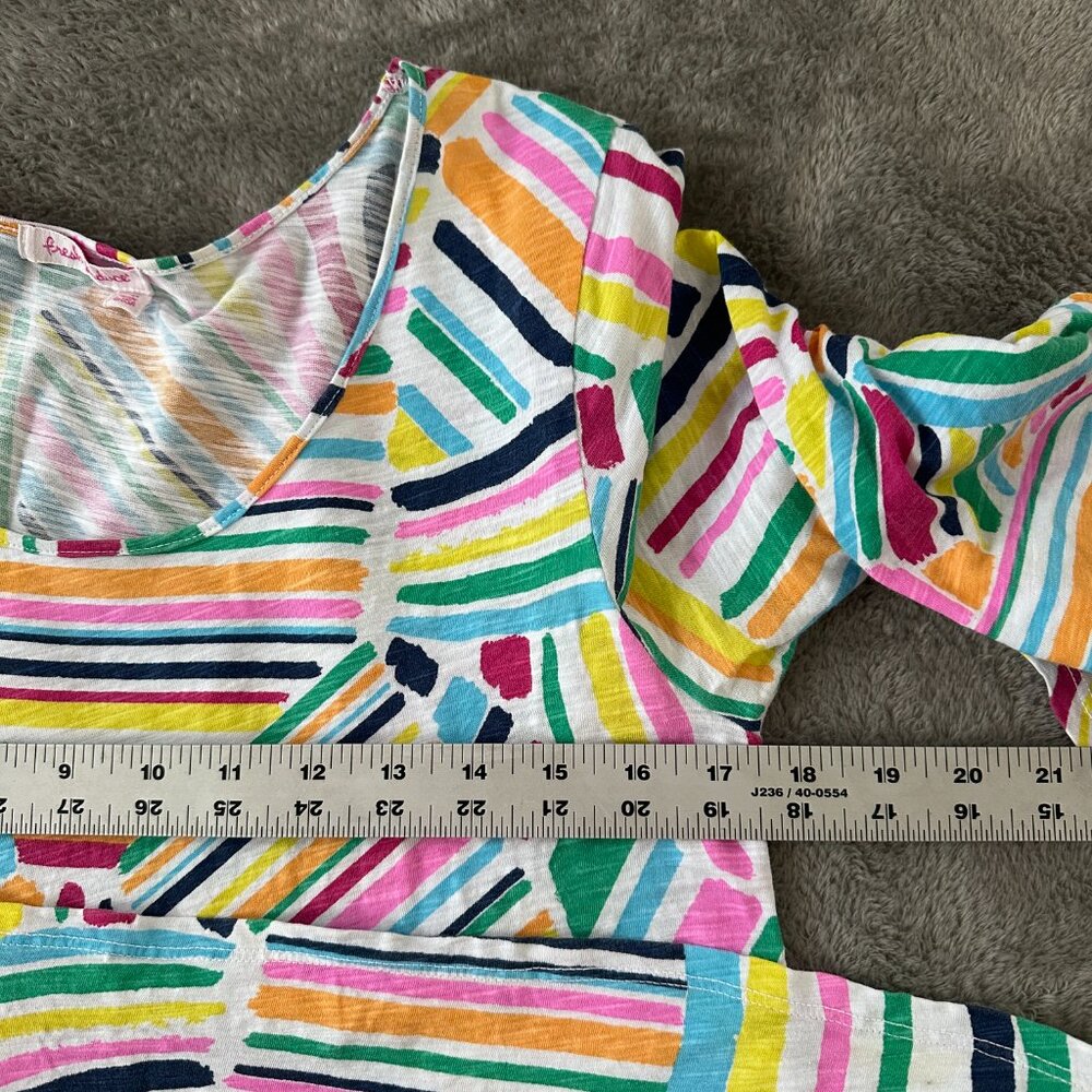 Fresh Produce Dalia Colorful 100% Cotton Dress Women's MEDIUM Shift - Picture 6 of 6